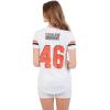 imageUltra Game Womens NFL Official Soft Mesh Varsity Stripe TShirtTeam Color