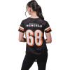 imageUltra Game Womens NFL Official Soft Mesh Varsity Stripe TShirtTeam Color