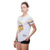 imageUltra Game Womens NFL Official Soft Mesh Varsity Stripe TShirtTeam Color