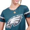 imageUltra Game Womens NFL Official Soft Mesh Varsity Stripe TShirtTeam Color