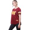imageUltra Game Womens NFL Official Soft Mesh Varsity Stripe TShirtTeam Color