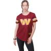 imageUltra Game Womens NFL Official Soft Mesh Varsity Stripe TShirtTeam Color