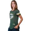 imageUltra Game Womens NFL Official Soft Mesh Varsity Stripe TShirtTeam Color