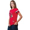 imageUltra Game Womens NFL Official Soft Mesh Varsity Stripe TShirtTeam Color