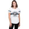 imageUltra Game Womens NFL Official Soft Mesh Varsity Stripe TShirtWhite