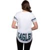 imageUltra Game Womens NFL Official Soft Mesh Varsity Stripe TShirtWhite