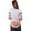 imageUltra Game Womens NFL Official Soft Mesh Varsity Stripe TShirtWhite