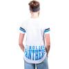 imageUltra Game Womens NFL Official Soft Mesh Varsity Stripe TShirtWhite