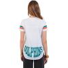imageUltra Game Womens NFL Official Soft Mesh Varsity Stripe TShirtWhite