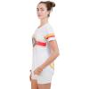 imageUltra Game Womens NFL Official Soft Mesh Varsity Stripe TShirtWhite
