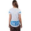 imageUltra Game Womens NFL Official Soft Mesh Varsity Stripe TShirtWhite