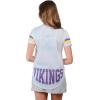 imageUltra Game Womens NFL Official Soft Mesh Varsity Stripe TShirtWhite