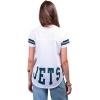 imageUltra Game Womens NFL Official Soft Mesh Varsity Stripe TShirtWhite