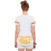 imageUltra Game Womens NFL Official Soft Mesh Varsity Stripe TShirtWhite