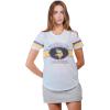 imageUltra Game Womens NFL Official Soft Mesh Varsity Stripe TShirtWhite