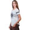 imageUltra Game Womens NFL Official Soft Mesh Varsity Stripe TShirtWhite