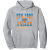 imageNBA Official New York Knicks Hook Pullover HoodieHeather Grey