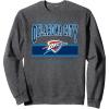 imageNBA Official Oklahoma City Thunder Up Top SweatshirtDark Heather Grey