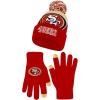 imageUltra Game NFL Boys Girls Super Soft Winter Beanie Knit Hat with Extra Warm Touch Screen GlovesTeam Color 2