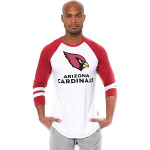 imageUltra Game Adults NFL Official Super Soft Raglan Baseball Long Sleeve TShirtWhite Updated