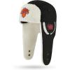 imageUltra Game Adult NBA Official Trapper Winter Hat with Super Soft Warm Sherpa Lined Ear FlapsBlack