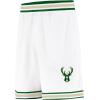 imageUltra Game Mens NBA Official Active Knit 8 Showtime Basketball Training ShortsWhite