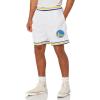 imageUltra Game Mens NBA Official Active Knit 8 Showtime Basketball Training ShortsWhite