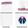 imageUltra Game Mens NBA Official Active Knit 8 Showtime Basketball Training ShortsWhite