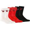 imageUltra Game Mens NBA Official Athletic Cushioned Core Logo Team Crew Socks3 PackTeam Color