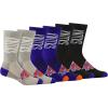 imageUltra Game Mens NBA Official Athletic Cushioned Vertical Attack Team Crew Socks3 PackTeam Color