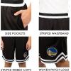 imageUltra Game Mens NBA Official Soft Air Mesh Teamster Basketball Shorts  Classic FitBlack