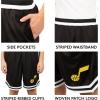 imageUltra Game Mens NBA Official Soft Air Mesh Teamster Basketball Shorts  Classic FitBlack
