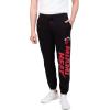 imageUltra Game Mens NBA Official Super Soft Team Jogger SweatpantsBlack