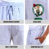 imageUltra Game NBA Boston Celtics Mens Super Soft Team Joggers Sweatpants TwoPack Medium Size