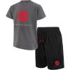 imageUltra Game NBA boys Nba Official Super Soft Game Time Tshirt amp Shorts SetHeather Charcoal