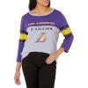 imageUltra Game Womens NBA Official Standard T Raglan Baseball 34 Long Sleeve Tee ShirtTeam Color