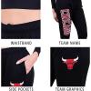 imageUltra Game Womens NBA Official Super Soft Active Fleece Sweatpants JoggersBlack