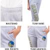 imageUltra Game Womens NBA Official Super Soft Active Fleece Sweatpants JoggersHeather Gray