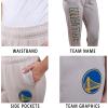 imageUltra Game Womens NBA Official Super Soft Active Fleece Sweatpants JoggersSand