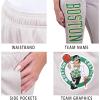 imageUltra Game Womens NBA Official Super Soft Active Fleece Sweatpants JoggersSand