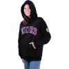 imageUltra Game Womens NBA Official Super Soft Full Zip Hoodie SweatshirtBlack