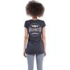 imageUltra Game Womens NBA Official VNeck Rhinestone Short Sleeve Tee ShirtCharcoal