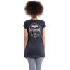 imageUltra Game Womens NBA Official VNeck Rhinestone Short Sleeve Tee ShirtCharcoal
