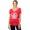 imageUltra Game Womens NBA Official VNeck Rhinestone Short Sleeve Tee ShirtTeam Color