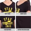 imageUltra Game Womens NBA Official VNeck Rhinestone Short Sleeve Tee ShirtTeam Color 2