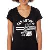imageUltra Game Womens NBA Official VNeck Rhinestone Short Sleeve Tee ShirtTeam Color