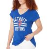 imageUltra Game Womens NBA Official VNeck Rhinestone Short Sleeve Tee ShirtTeam Color