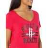 imageUltra Game Womens NBA Official VNeck Rhinestone Short Sleeve Tee ShirtTeam Color