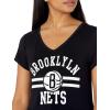 imageUltra Game Womens NBA Official VNeck Rhinestone Short Sleeve Tee ShirtTeam Color
