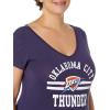 imageUltra Game Womens NBA Official VNeck Rhinestone Short Sleeve Tee ShirtTeam Color
